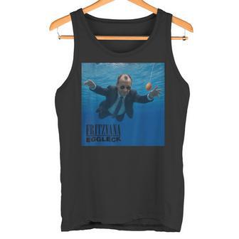 Fritze Merz Retro Meme Cover Eggleck Politik Kanzleratire Tank Top - Seseable