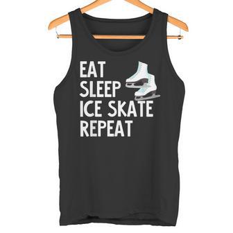 Eatleep Icekate Repeat フィギュアスケート タンクトップ - Kawaiitshirt