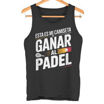 Ganar Partido Juego De Padel Deportiva Camiseta sin mangas - Regaloses