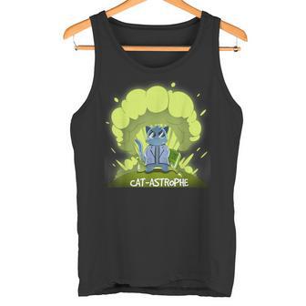 Gato Astrofo Divertido Científico Anime Gato Camiseta sin mangas - Regaloses