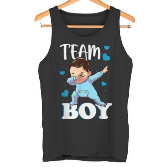 Gender Reveal Party Team Für Jungen Babyparty Passende Familie Tank Top - Seseable