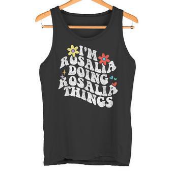 Genialoy Rosalia Haciendo Cosas Divertidas Para El Día De La Madre Con Rosalía Camiseta sin mangas - Regaloses