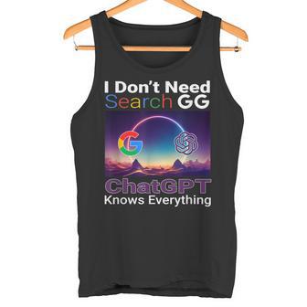 Googleを検索する必要はありません。Chatgptはすべてを知っています。 タンクトップ - Kawaiitshirt