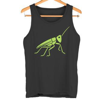 Grasshopper ミニマリストのバッタかわいい昆虫小さなバッタ タンクトップ - Kawaiitshirt