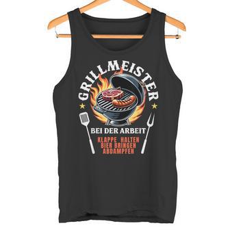 Grillmeister Grill Grillen Bbq Barbecuepruch Lustig Tank Top - Seseable