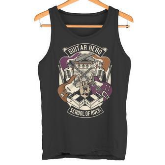 Guitar Heroes スクール オブ ロック ギター ラバー ギタリスト ギター タンクトップ - Kawaiitshirt