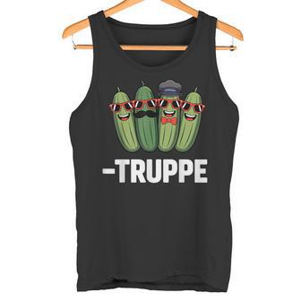 Gurkentruppe Pickle Party Jga Gurken Polterabend Tank Top - Seseable