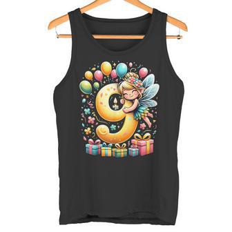 Hada 9º Cumpleaños Para Niño Niña 9 Años Noveno Nueve Hada Camiseta sin mangas - Regaloses
