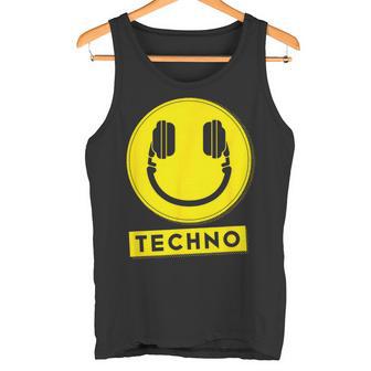 Hardcore Rave Music Raver 90S Edm Dj Rave House-Music Techno タンクトップ - Kawaiitshirt