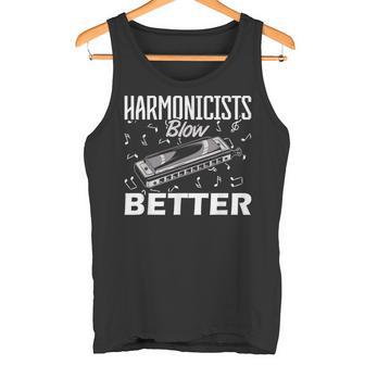 Harmonicists Blow Better ハーモニカ タンクトップ - Kawaiitshirt