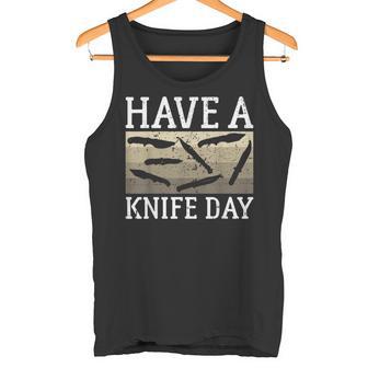 Have A Knife Day Knife Collector タンクトップ - Kawaiitshirt