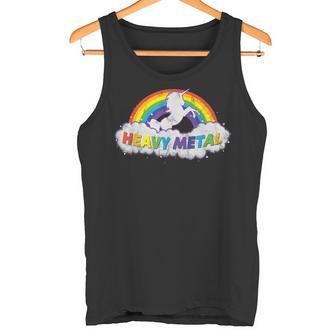 Heavy Metal Licorne Arc-En-Ciel Débardeur e - Cadeauxyz