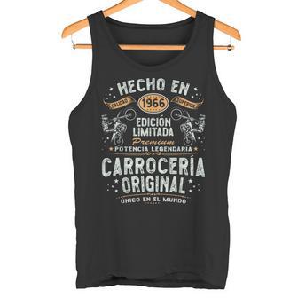 Hecho En 1966 60 Años Cumpleaños Moto Biker Hombre Motero Camiseta sin mangas - Regaloses