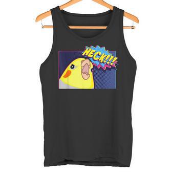 Heck Cockatiel Birb Memes Angry Parrot Lover タンクトップ - Kawaiitshirt