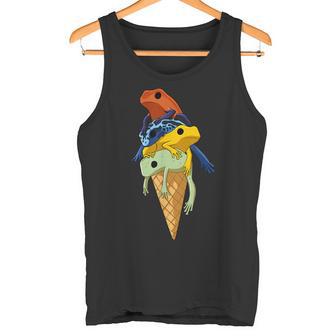 Helado Divertido De Las Ranas Del Dardo Deleneno Camiseta sin mangas - Regaloses