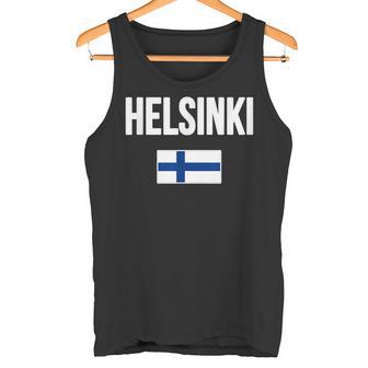 Helsinki Bandiera Finlandese Finlandiaouvenir Turismouomi Canotta - Novitaregali
