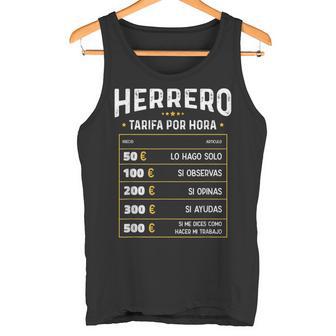 Herrero Tarifa Por Hora De Herrero Diseño Gracioso Camiseta sin mangas - Regaloses