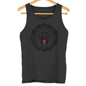 Hinduism Goddess Kali For Diwali Festival -Adulto Gris Talla Manga Larga Clásico Kali Hindú Deidad Diosa Indiaagrado Yoga Puja Camiseta sin mangas - Regaloses