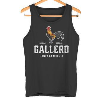 Hombre Gallero Hasta El Fin O La Muerte Gallos De Pelea Camiseta sin mangas - Regaloses