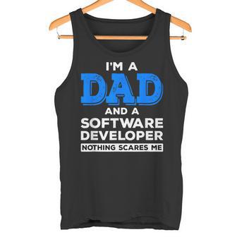Hombreater Programmeroftware No Ansiedad Divertido Itler Nerd Camiseta sin mangas - Regaloses