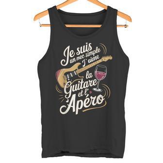 Homme Musicien Guitariste Cadeau Humour Guitare Apéro Débardeur e - Cadeauxyz