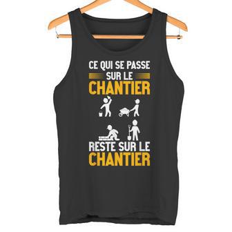 Humour Chantier Travaux Construction Bâtiment Travailleur Débardeur e - Cadeauxyz