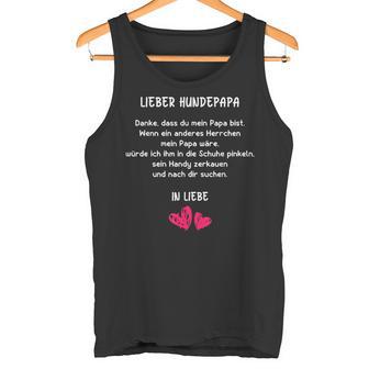 Hunde Papa Hundepapaater Hundeliebhaberatertag Tank Top - Seseable