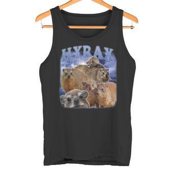 Hyrax Fire Meme Animal Lover ユーモア ロック ハイラックス タンクトップ - Kawaiitshirt