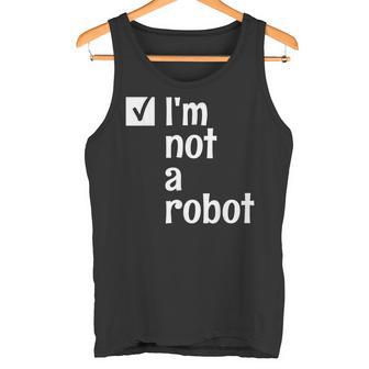 I'm Not A Robot Aiゲーマー タンクトップ - Kawaiitshirt