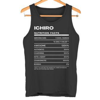 Ichiro 栄養成分表示 タンクトップ - Kawaiitshirt