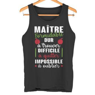 Idée Cadeau Original Maitre D'école Fin D'année Remerciement Débardeur e - Cadeauxyz