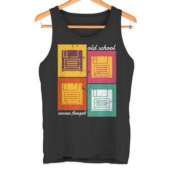 Informatico Con Disquete Nostalgia Retro Años 80 Camiseta sin mangas - Regaloses