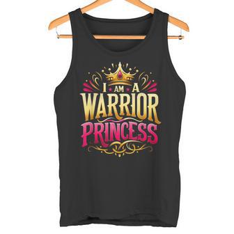 Inspiradora Princesa Guerrera Corona Motivacional Chicas Camiseta sin mangas - Regaloses