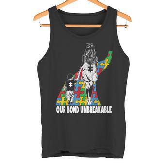 Irrompible Madre Hijo Autista Niños Autismo Concientización Mamá Camiseta sin mangas - Regaloses