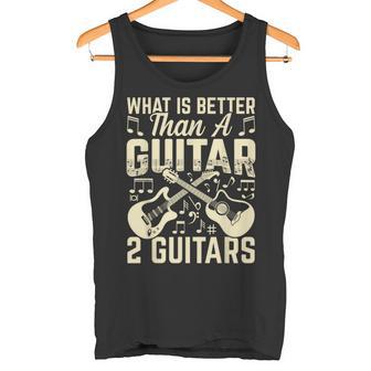Was Ist Besser Als Eine Gitarre – Zwei Gitarren Tank Top - Seseable
