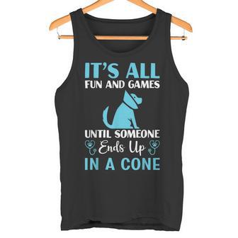 It's All Fun et Tech 獣医師 獣医 学生 タンクトップ - Kawaiitshirt