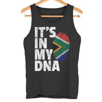It's In My Dnaouth African Africa Flag T タンクトップ - Kawaiitshirt