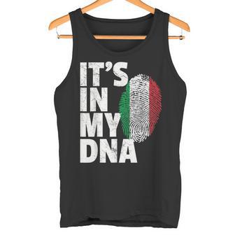 It's In My Dna Italia Bandera Orgullo Nacional País Camiseta sin mangas - Regaloses