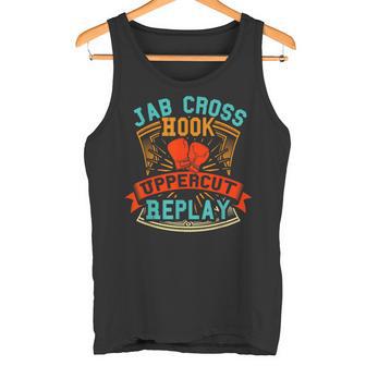 Jab クロスフック アッパーカット リプレイ トレーニング衣装 タンクトップ - Kawaiitshirt