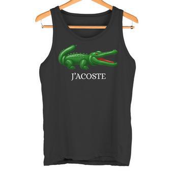 J'acoste Crocodile Drole Parodie Croco Débardeur e - Cadeauxyz