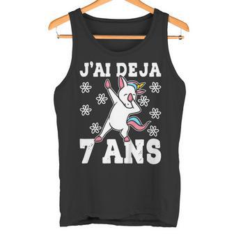 J'ai Deja 7 Ans Licorne 7Eme Anniversaire Enfant Cadeau Débardeur e - Cadeauxyz