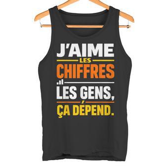 J'aime Les Chiffres Humour Comptable Débardeur e - Cadeauxyz