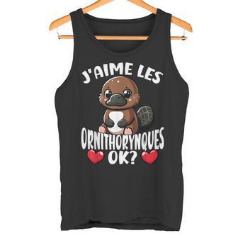 J’Aime Les Ornithorynques Ok Ornithorynque Mignon Débardeur e - Cadeauxyz