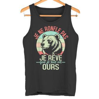 Je Ne Ronfle Pas Humour Ronflement Oursintage Drôle Débardeur e - Cadeauxyz