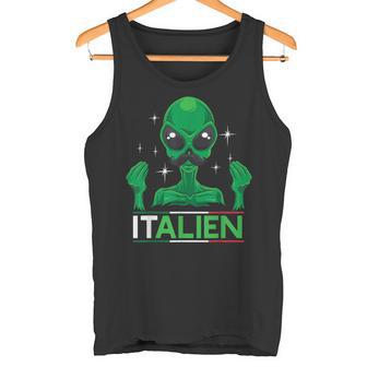 Jeu De Mots Amusant De L'italie Alien Cadeau Italien Débardeur e - Cadeauxyz