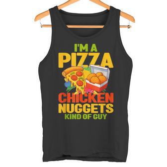 Jeuis Du Genre À Manger Des Pizzas Et Des Croquettes De Poulet Débardeur e - Cadeauxyz