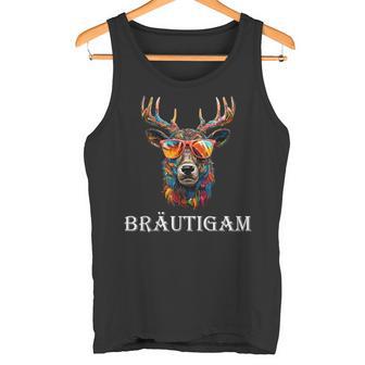 Jga Bräutigam Hirsch Jäger Jga Junggesellenabschied Tank Top - Seseable