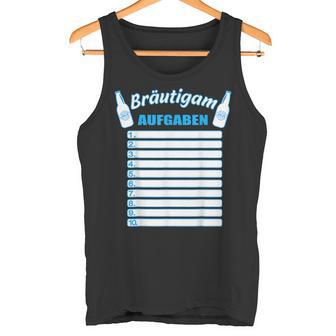 Jga Checkliste Jga Aufgaben Für Den Bräutigam Tank Top - Seseable