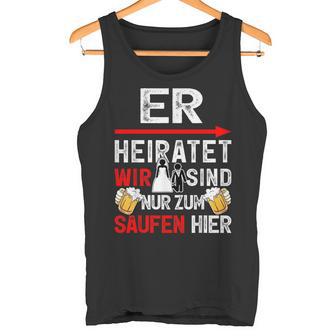 Jga Männer Team Bräutigam Junggesellenabschied Tank Top - Seseable