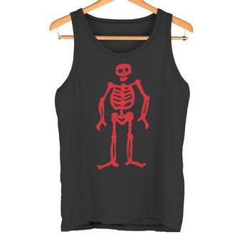 Jolly Roger 海賊旗 レッドスケルトン エドワードロー タンクトップ - Kawaiitshirt